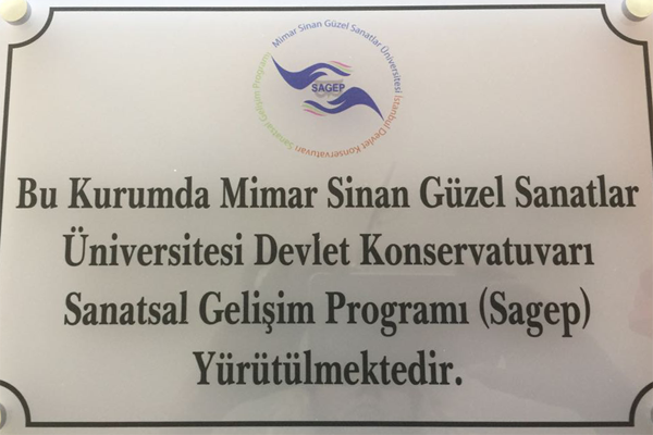 Bu kurumda Mimar Sinan Güzel Sanatlar Üniversitesi Devlet Konservatuarı Sanatsal Gelişim Programı (Sagep) yürütülmektedir.